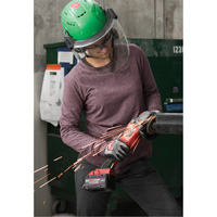 Milwaukee F552P-2X FREEFLEX Long-Sleeve Hybrid T-Shirt, Women's, 2X-Large, Purple