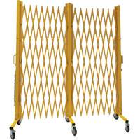 Zenith Safety Products SHO321 Expandable Barrier, 84" H x 20' L, Yellow