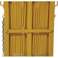 Zenith Safety Products SHO321 Expandable Barrier, 84" H x 20' L, Yellow