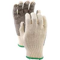 Watson Gloves 417-L 417 PVC Dotted String Knit Gloves, Poly/Cotton, Single Sided, Large