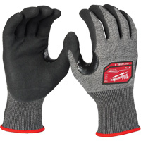 Milwaukee 48-73-7152E Gants de haute dext&eacute;rit&eacute;, Taille Grand, Calibre 18, Rev&ecirc;tement Nitrile, Enveloppe en Poly&eacute;thyl&egrave;ne, ANSI/ISEA 105 niveau 5