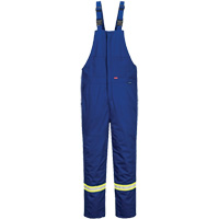 IFR Workwear FR429RB-2XL Bizflame&reg; 88/12 Insulated Bib Pants, Cotton/Nylon, 2X-Large, Blue