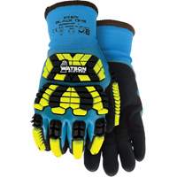 Watson Gloves 9393TPR-XL 9393TPR Stealth Black Ops Winter Impact Gloves, X-Large, Foam Latex Palm, Knit Wrist Cuff