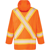WASIP LTD. R804O71 Imperm&eacute;able R804 Hurricane, 3T-Grand, Orange haute visibilit&eacute;