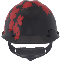 MSA 10082233 Casque sp&eacute;cialis&eacute; V-Gard, Suspension Rochet, Noir/Rouge