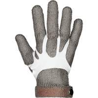 Superior Glove Works Ltd. MMG-XS MMG Food Safe Metal Chainmail Gloves, Size X-Small, Stainless Steel Shell, ASTM ANSI Level A9
