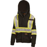 Pioneer V2571470-L Heavyweight Safety Hoodie, Women's, Large, Black