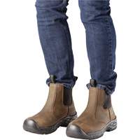 Baffin Technology 059781212638 Bottes de s&eacute;curit&eacute; Ice Crew pour femmes, Cuir, Semelle R&eacute;sistant aux perforations, Pointure 8