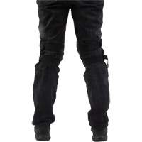 Zenith Safety Products SHP642 Hard Terrain Knee Pads, Buckle Style, TPR Rubber Caps, Foam Pads
