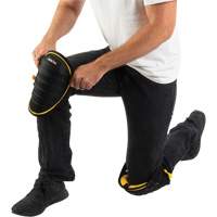 Zenith Safety Products SHP643 Hard-Shell Knee Pads, Buckle/Hook and Loop Style, Foam Caps, Gel Pads
