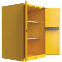 Justrite U894520 Utili-Guard+ Flammable Safety Cabinet, 45 gal., 2 Door, 43" W x 65" H x 22" D