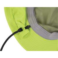 Ergodyne 12710 Chill-Its 8934 Ranger Hat with Neck Shade, Small/Medium, Hi-Vis Lime