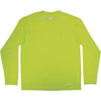 Ergodyne 12142 Chemise de refroidissement &agrave; manches longues avec protection solaire et UV Chill-Its 6689, Jaune lime haute visibilit&eacute;, Petit
