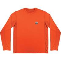 Ergodyne 12177 Chemise de refroidissement &agrave; manches longues avec protection solaire et UV Chill-Its 6689, Orange, Petit