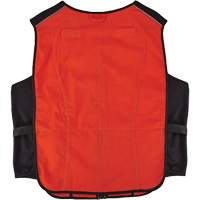 Ergodyne 12009 Chill-Its 6260 Lightweight Phase Change Cooling Vest with Rechargeable Packs, Small/Medium, Orange