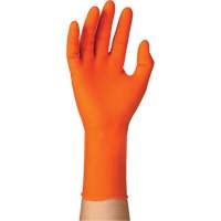 Ansell 93800080 Gants jetables TOUCHNTUFF 93-800, 7.5/8, Latex/N&eacute;opr&egrave;ne/Nitrile, 23,6-mils, Sans poudre, Orange
