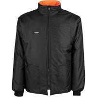Barry & Boulerice 116501ORL Manteau haute visibilit&eacute; 7-en-1, Polyester, Orange haute visibilit&eacute;, Grand