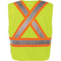 Barry & Boulerice 11-6600-YL3XL High-Visibility 5-Point Tear Away Vest, High Visibility Orange, 2X-Large/3X-Large, Polyester