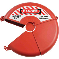 Brady 148646 Collapsible Gate Valve Lockout Device, Wheel Type