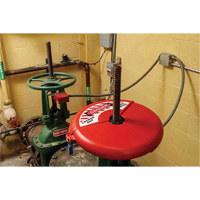 Brady 148646 Collapsible Gate Valve Lockout Device, Wheel Type