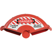 Brady 148646 Collapsible Gate Valve Lockout Device, Wheel Type