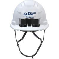 Milwaukee 48-73-1521C Casque de s&eacute;curit&eacute; BOLT &agrave; bordure avant avec logo AGF, R&eacute;pond aux normes CSA type 2, Suspension Rochet, Non ventil&eacute;