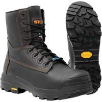  SHQ554 Bottes de travail Metpro Flex avec protecteur m&eacute;tatarsien, Cuir, Taille 5, Imperm&eacute;able