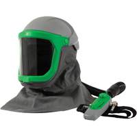 GVS 16-015-21 Z-Link Respirator with Safety Lens, FR Shoulder Cape, Breathing Tube & C40, Facepiece Respirator/Welding Helmet