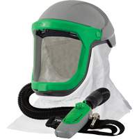 GVS 16-015-23 Z-Link Respirator with Tychem 4000 Shoulder Cape & C40, Facepiece Respirator/Welding Helmet