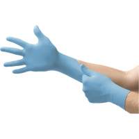 Ansell 92134060 Gants jetables Vesatility 92-134 MICROFLEX, 5.5/6/T-petit, Nitrile, 2,76-mil/3,94-mil, Sans poudre, Bleu, Classe 2
