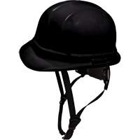 Dentec 14LIDCSCR2-BLK LIDGUARD&reg; Cap Style Hardhat with Chinstrap, Meets CSA Type 1/CSA Type 2, Ratchet Suspension, Vented