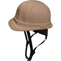 Dentec 14LIDCSCR2-BEI Casque de s&eacute;curit&eacute; de style casquette LIDGUARD avec mentonni&egrave;re, R&eacute;pond aux normes CSA type 1/CSA type 2, Suspension Rochet, Ventil&eacute;