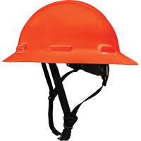 Dentec 14LIDCSFR1-ORG LIDGUARD&reg; Full Brim Hardhat with Chinstrap, Meets CSA Type 1, Ratchet Suspension, Vented