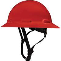 Dentec 14LIDCSFR2-RED LIDGUARD&reg; Full Brim Hardhat with Chinstrap, Meets CSA Type 2, Ratchet Suspension, Vented