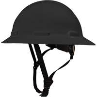 Dentec 14LIDCSFR2-BLK LIDGUARD&reg; Full Brim Hardhat with Chinstrap, Meets CSA Type 2, Ratchet Suspension, Vented