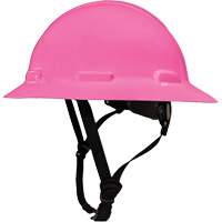 Dentec 14LIDCSFR2-PNK LIDGUARD&reg; Full Brim Hardhat with Chinstrap, Meets CSA Type 2, Ratchet Suspension, Vented