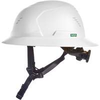 MSA 10250581 Casque de s&eacute;curit&eacute; &agrave; bord complet V-Gard H2, Suspension Rochet, Ventil&eacute;