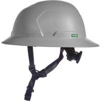 MSA 10250597 V-Gard H2&reg; Full Brim Safety Helmet, Ratchet Suspension, Non-Vented