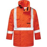 IFR Workwear ASO515-L Parka isol&eacute; de 9 oz Haute visibilit&eacute; Avenger, style 515, Hommes, Grand, Orange