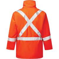 IFR Workwear ASO515-L Parka isol&eacute; de 9 oz Haute visibilit&eacute; Avenger, style 515, Hommes, Grand, Orange