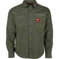 Milwaukee M552E-S Chemise en flanelle GRIDIRON, Hommes, Petit, Vert
