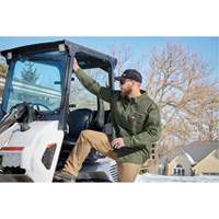 Milwaukee M552E-S Chemise en flanelle GRIDIRON, Hommes, Petit, Vert