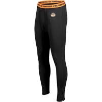 Ergodyne 40836 Lightweight Base Layer Pants, Men's/Women's, 2X-Large, Black