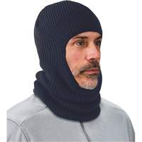 Ergodyne 16967 Masque balaclava pour cong&eacute;lateur en tricot c&ocirc;tel&eacute; &agrave; 2 couches N-Ferno, Acrylique, Marine
