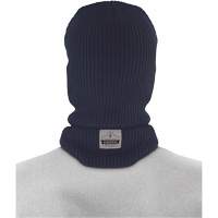 Ergodyne 16967 Masque balaclava pour cong&eacute;lateur en tricot c&ocirc;tel&eacute; &agrave; 2 couches N-Ferno, Acrylique, Marine