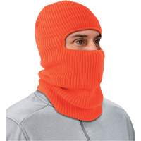 Ergodyne 16968 Masque balaclava pour cong&eacute;lateur en tricot c&ocirc;tel&eacute; &agrave; 2 couches N-Ferno, Acrylique, Orange