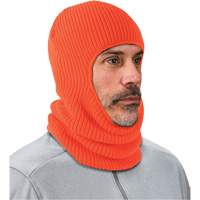 Ergodyne 16968 Masque balaclava pour cong&eacute;lateur en tricot c&ocirc;tel&eacute; &agrave; 2 couches N-Ferno, Acrylique, Orange