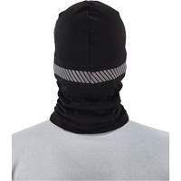 Ergodyne 16861 Passe-montagne r&eacute;fl&eacute;chissant 3-en-1 N-Ferno, Polyester, Noir