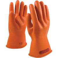 PIP Global Safety 147-0-11/9 NOVAX&reg; Rubber Insulating Glove with Straight Cuff, ASTM Class 0, Size 9, 11" L