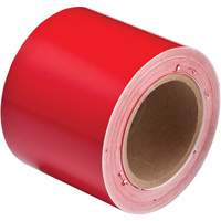 Brady 36288 Pipe Marker Tape, 90', Red